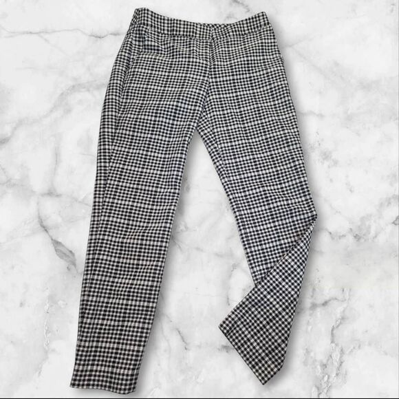 Express Columnist Pants Size 0 Black & White - Picture 1 of 6